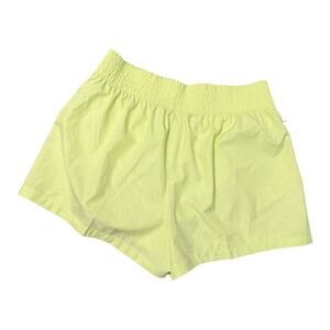 Layer 8 Qwick-Dry Smocked Running Shorts Light Yellow Size XL sport